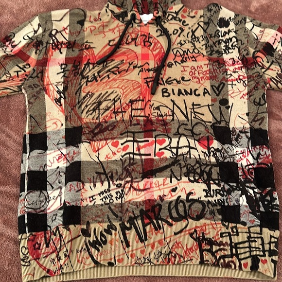 Large Burberry Hoodie - Picture 3 of 4